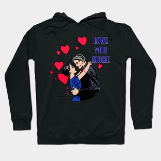 The Love of a Couple on Valentine's Day Hoodie